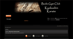 Desktop Screenshot of forum.budogymclub.ro