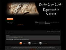 Tablet Screenshot of forum.budogymclub.ro